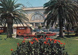 CARTOLINA  LIVORNO,TOSCANA,STAZIONE CENTRALE,STORIA,CULTURA,RELIGIONE,MEMORIA,IMPERO,BELLA ITALIA,VIAGGIATA 1979 - Livorno