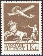 DANEMARK  POSTE AERIENNE N°1 /55 Valeurs Qualité:* Cote:350 - Luftpost