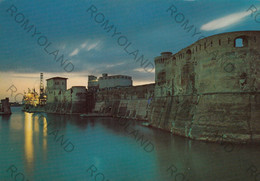 CARTOLINA  LIVORNO,TOSCANA,LA FORTEZZA-NOTTURNO,STORIA,CULTURA,RELIGIONE,MEMORIA,BELLA ITALIA,VIAGGIATA 1980 - Livorno