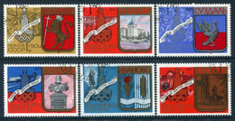 SOVIET UNION 1977 Moscow Olympics 1980: Cities Of The Golden Ring I Used.  Michel 4686-91 - Oblitérés