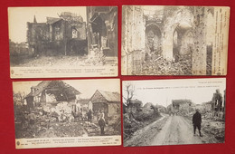 4 Cartes -  Lassigny  -( 60. Oise) - Lassigny