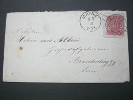 1870 , 2 Kreuzer Preussen Ganzsache überklebt , Verschickt Aus MAINZ - Ganzsachen