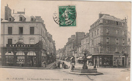 FALAISE   14 CALVADOS CPA  GRANDE RUE SAINT GERVAIS - Falaise