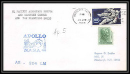 5053/ Espace (space) Lettre (cover) 23/1/1968 Apollo Hq Pacific Aerospace Recovery Center Apo San Francisco USA - United States