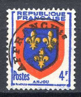 FRANCE VARIETÉ < PREO N° 105 Ø < MOT " POSTES " PARTIELLEMENT ABSENT Ø Oblitéré  Used - Used Stamps