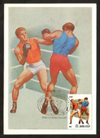 Russland / UdSSR 1981  Mi.Nr. 5084 , Boxen / Sport - Maximum Card - Premier Jour 18.06.1981 - Maximumkarten