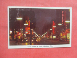 Night View. Euclid Avenue.   Cleveland - Ohio > Cleveland     Ref 5757 - Cleveland