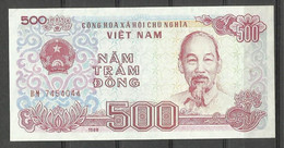BILLETE DE VIETNAM DE 500 DONG SIN CIRCULAR - Viêt-Nam
