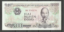 BILLETE DE VIETNAM DE 2000 DONG - Viêt-Nam