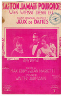 VP20.377 - PARIS - Ancienne Partition Musicale ¨ Sait - On Jamais Pourquoi ? ¨ Paroles De EDDY X MARITTI  .... - Scores & Partitions