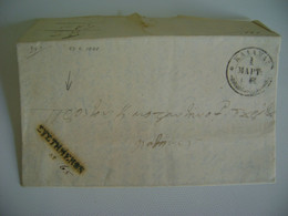GREECE - PRE-PHILATELIC LETTER SENT IN 1841 WITHOUT FURTHER INFORMATION ON THE STATE - ...-1861 Prefilatelia