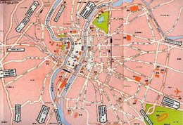 Plans En Couleur Recto Verso Dépliant De Lyon Et De L'agglomération. - Collectif - 0 - Mappe/Atlanti