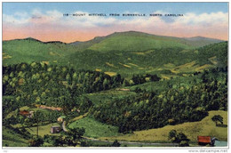 BURNSVILLE, NC - Mount Mitchell Near Asheville,  Linen Pc 1940s - Asheville