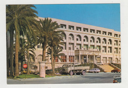 Libya Libyen Libia Libye BENGHAZI Street View With Old Truck, Car, Automobile Vintage Photo Postcard RPPc CPA (33017) - Libye