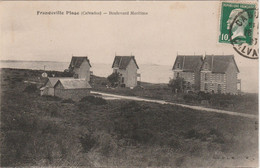 MERVILLE FRANCEVILLE PLAGE  14 CALVADOS  CPA  BOULEVARD MARTIME - Other & Unclassified