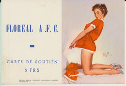 Floreal A.F.C.  Carte De Soutien  5 FRS. - Small : 1961-70