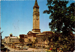 (2 J 60) (OZ)  Australia - QLD - Brisbane Town Hall (posted In 1963 With QUEEN Elizabeth Stamp - Stamp Unusual Position) - Brisbane