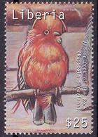 Andean Cock-of-the-rock, Birds, Liberia 2000 MNH - Coucous, Touracos