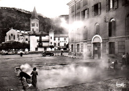 AX Les THERMES Bassin Des Ladres  Fontaine D' Eau Chaude  Temp 80°     09  (Recto-verso) - Ax Les Thermes