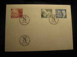 STOCKHOLM 1981 ALBERT EINSTEIN Physics Physique Science France Soddy Nobel Prize FDC Cancel Cover SWEDEN - Albert Einstein