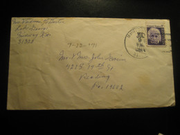 McINTOSH 1947 ALBERT EINSTEIN Physics Physique Science Stamp On Cancel Cover USA - Albert Einstein