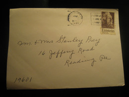 READING 1979 ALBERT EINSTEIN Physics Physique Science Stamp On Cancel Cover USA - Albert Einstein