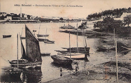 CPA - 29 - BENODET - Embouchure De L'Odet Et Port De Sainte Marine - 1voilier - Edition Villard - Pesca