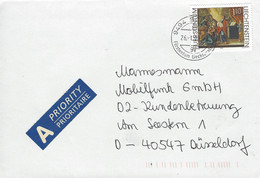 Liechtenstein 2000 Schaan Jesus In The Temple Religious Painting Chapel St. Maria For Consolation Dux Cover - Storia Postale