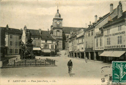 St Dié * La Place Jules Ferry * épicerie Félix Potin * Café Brasserie - Saint Die