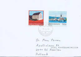 Liechtenstein 2019 Vaduz River Boat Steam Ship Vierwaldstättersee Cover - Lettres & Documents