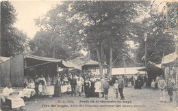 78-SAINT-GERMAIN-EN-LAYE- LA FORÊT , FÊTES DE LOGES- ALLEE DES CUISINE CARREFOUR DES QUATRE CHÊNES - St. Germain En Laye