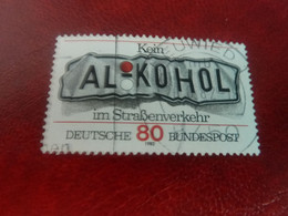 Deutsche Bundespost - Kein - Al-Kohol Im Strabenverkerhr - Val 80 - Multicolore - Oblitéré - Année 1982- - Gebraucht