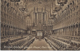 Windsor Castle,   St. Georges  Chapel,   Choir West. - Windsor