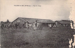 CPA - 52 - MILITARIAT - VILLIERS Le SEC - Vue Du Camp - Carte Abimée Sur Le Coté Droit Voir Scan - Kazerne