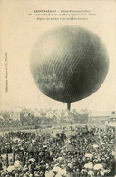 St Nazaire * Fêtes D'inauguration Nouvelle Entrée Port * Sept 1907 Départ Ballon Montgolfière Ville St Nazaire Aviation - Saint Nazaire