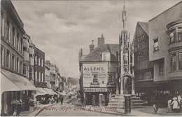 Winchester,   High Street &  City Cross. - Winchester