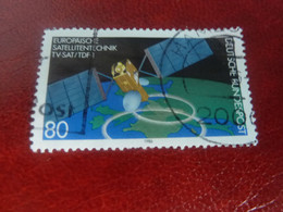 Deutsche Bundespost - Europäische Satellitentechnik - Val 80 - Multicolore - Oblitéré - Année 1986- - Gebraucht