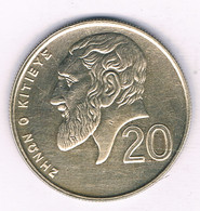 20 CENTS 2001 CYPRUS /16756/ - Cyprus