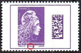 France Marianne L'Engagée N° 5291A ** Lettre Internationale Datamatrix (violet) Philaposte - 2018-... Marianne L'Engagée