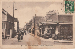 BERCK  PLAGE   62  PAS DE CALAIS  CPA SEPIA   AVENUE JULES MAGNIER - Berck