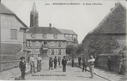 ROUGEMONT LE CHATEAU : La Route D'Etueffont Bien Animée - Rougemont-le-Château