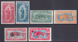 CONGO - 1916/22  - YVERT N°65/71 * MH - COTE = 18 EUR - Ongebruikt