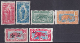CONGO - 1916/22  - YVERT N°65/71 * MH - COTE = 18 EUR - Neufs