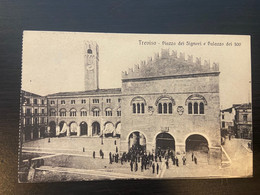 Treviso Piazza Dei Signori E Palazzo Dei 300 1915 - Treviso