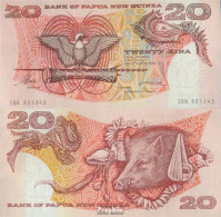 Papua-Neuguinea Pick-Nr: 10b1, Signatur 5 Bankfrisch 20 Kina - Papua New Guinea