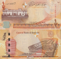 Bahrain Pick-Nr: 25 Bankfrisch 2006 1/2 Dinar - Bahreïn