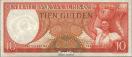 Suriname Pick-Nr: 121b Bankfrisch 1963 10 Gulden - Surinam