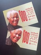 Centrafrique 2018 Mi. ? Stationery Entier Ganzsache Joint Issue PAN African Postal Union Nelson Mandela Madiba - Emissioni Congiunte