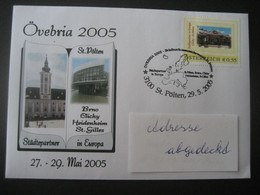 Österreich 2005- Pers. Marke 8005323 St. Pölten - Städtepartnerschaft Mit Clichy - Personalisierte Briefmarken