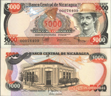 Nicaragua Pick-Nr: 146 Bankfrisch 1985 5.000 Córdobas - Nicaragua